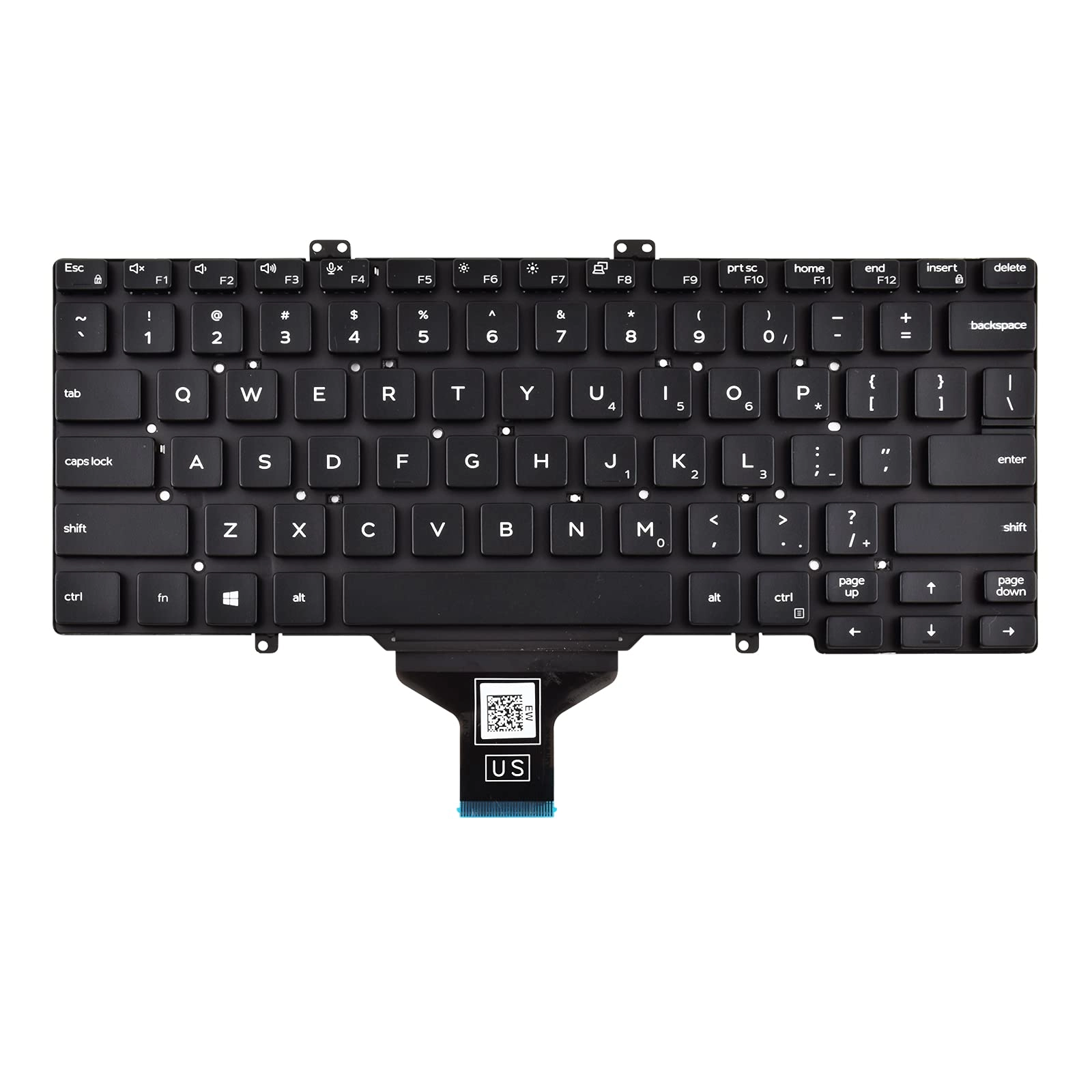 SUNMALL Keyboard Compatible with Dell Latitude - US Wired/Wireless
