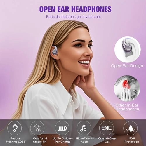 Open On Ear Wireless Headphone