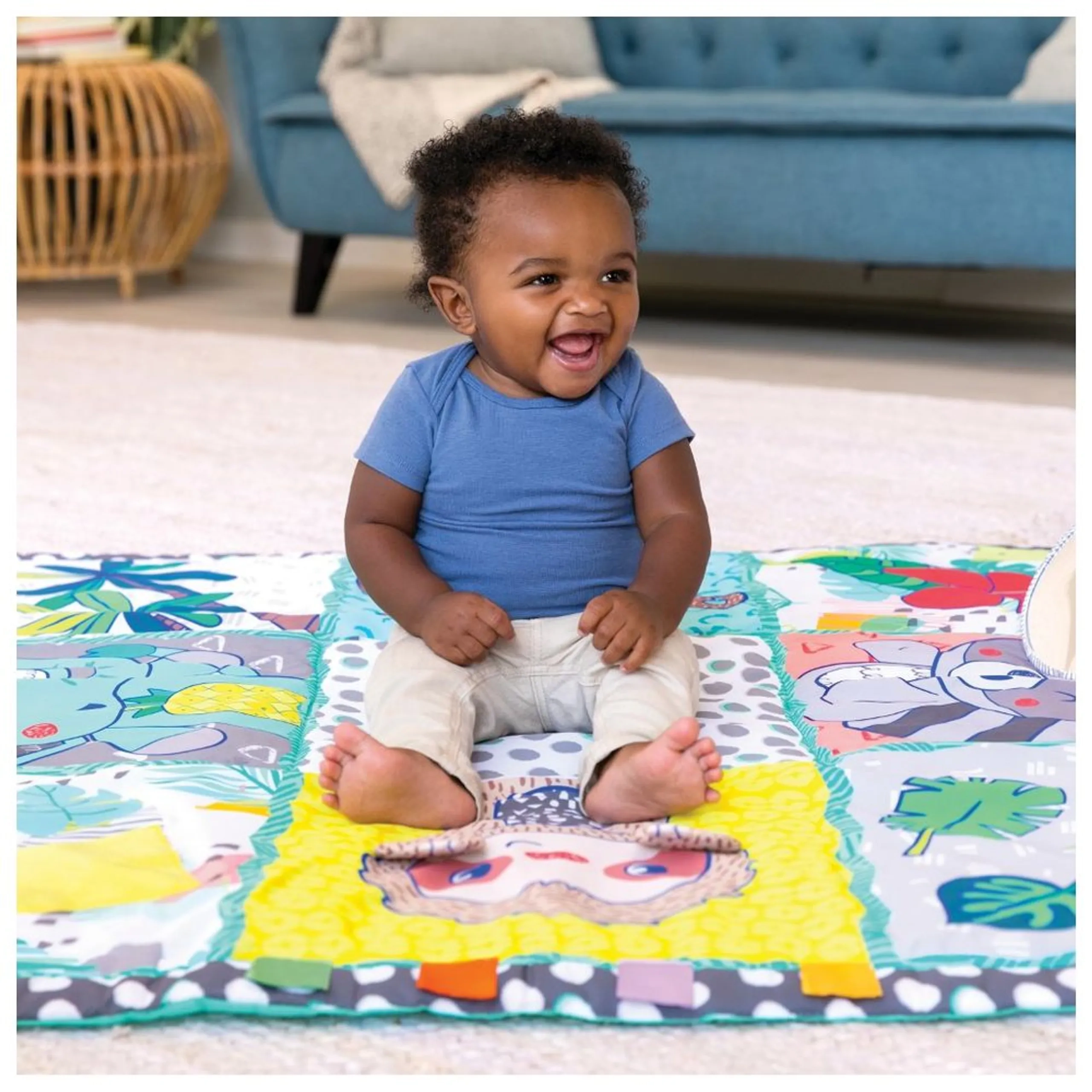 Giant Sensory Discovery Mat - Suitable for 0 to 12 mo