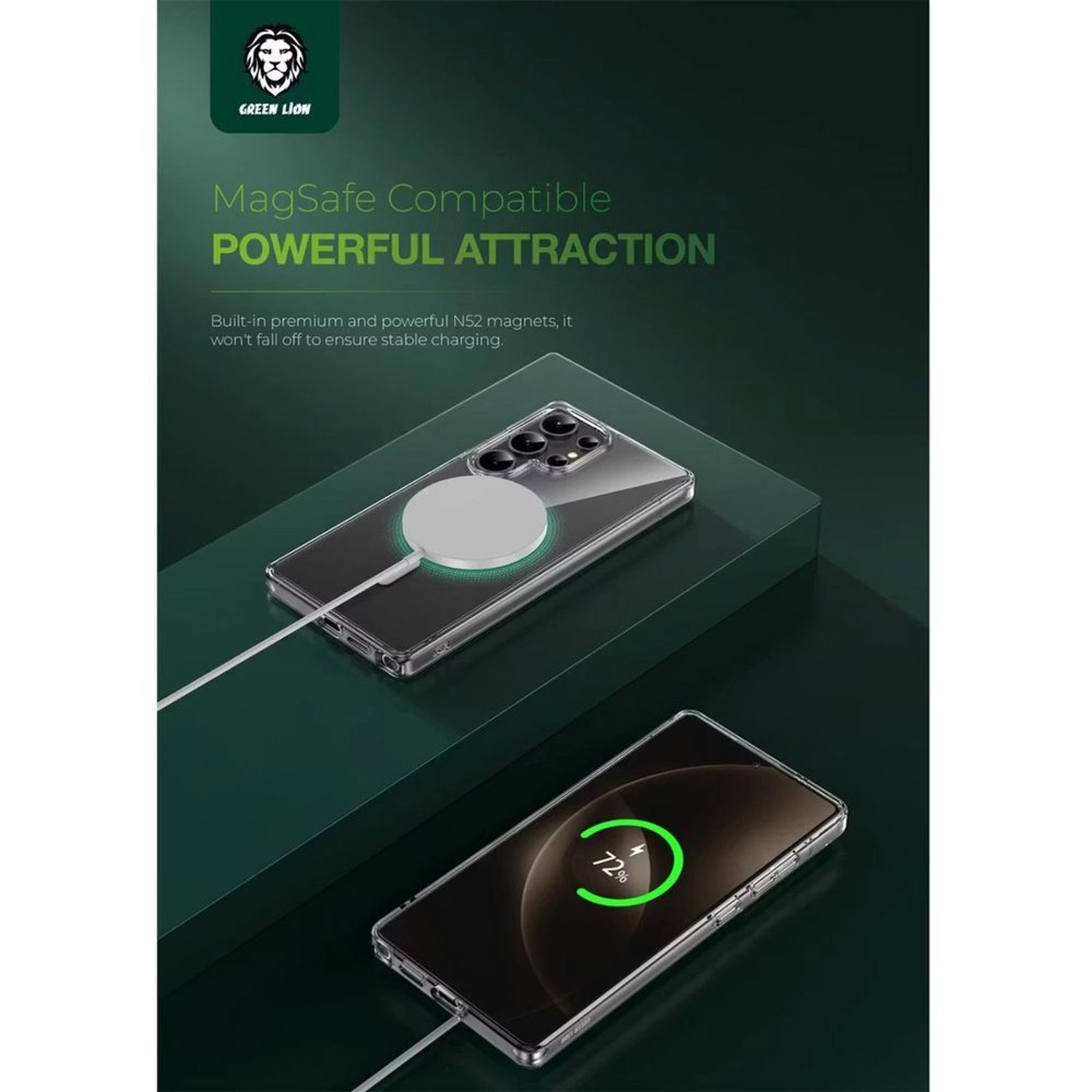 Crystal Clear Case with MagSafe for Samsung Galaxy S25