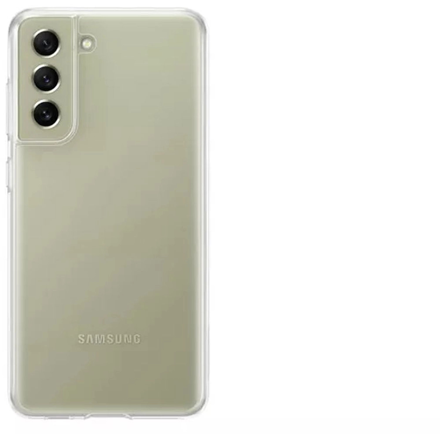 Clear Standing Cover Galaxy S21 FE - Thermoplastic Polyurethane Case