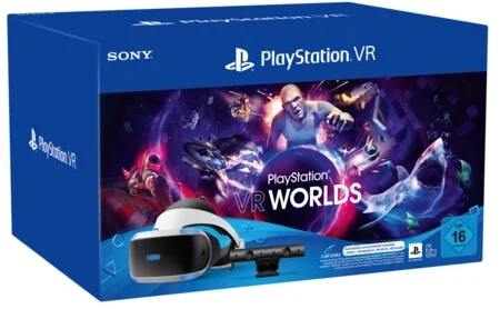 VR MK4 + Playstation Camera V2 + VR Worlds (Voucher) PS4