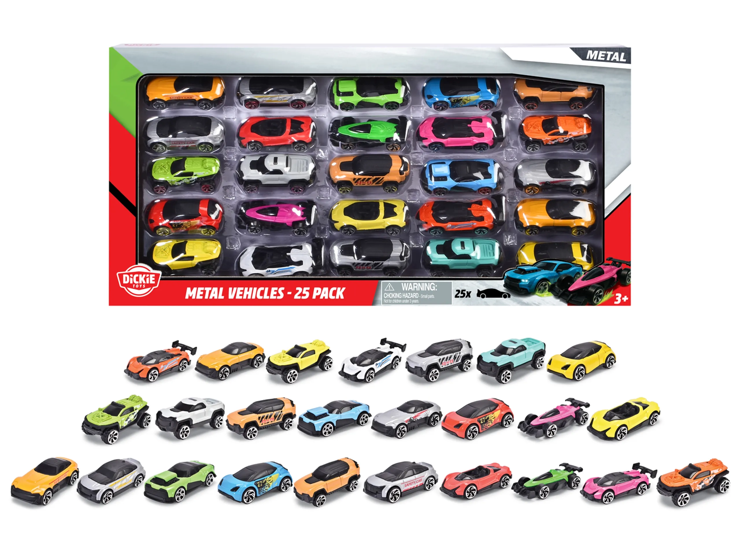 Dickie Toys Die-Cast Vehicles - 25 pcs