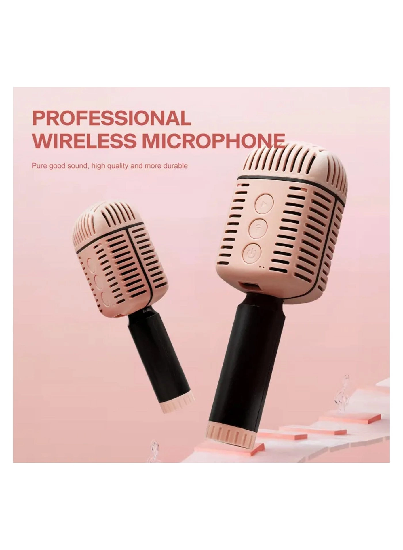 Microphone Speaker - Wireless Bluetooth Rechargeable