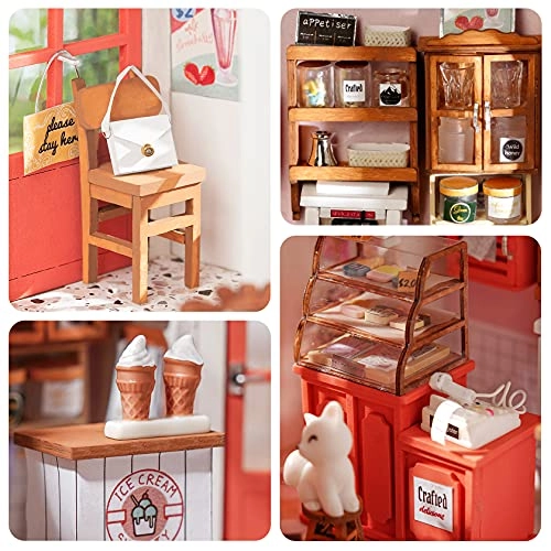 DIY Miniature Dollhouse Kit - Ice Cream Store 124 scale
