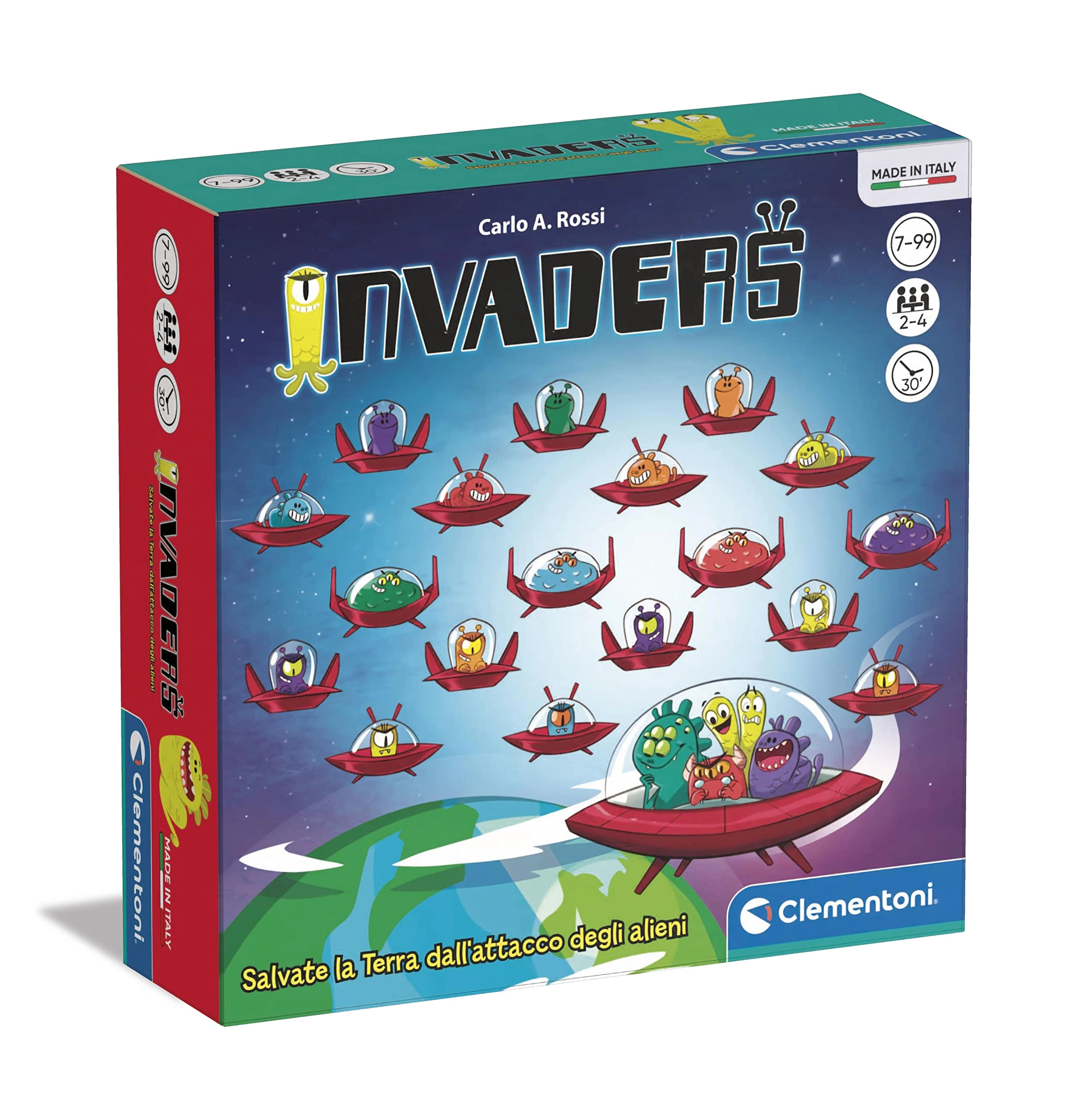 Clementoni Invaders: Save the Earth from the Aliens Attack - Cooperative Memory (Italian)