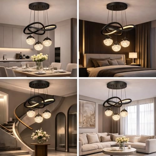 Infinity Ring Chandelier - Dimmable