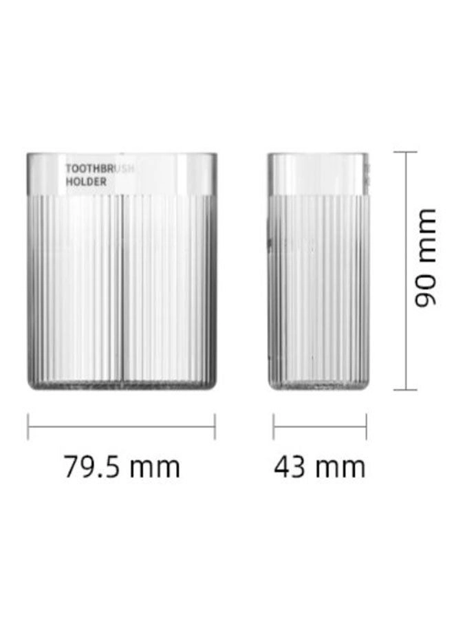 Toothbrush Holder - Wall 2 Slots
