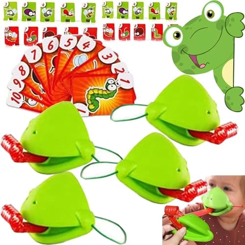 Frog Tongue Mask Game - 4 Pack