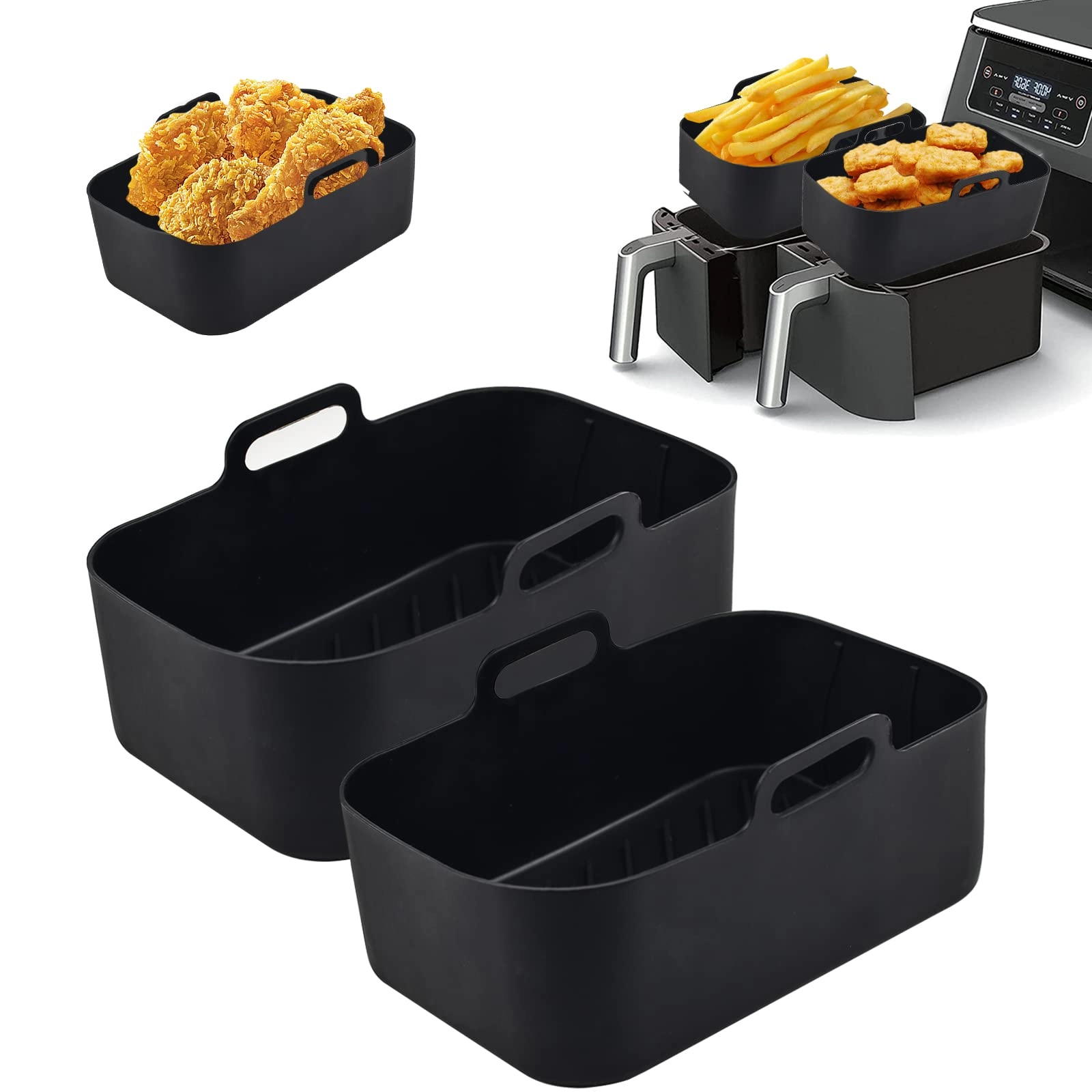 Pipihome Silicone Pot - Silicone 2 x