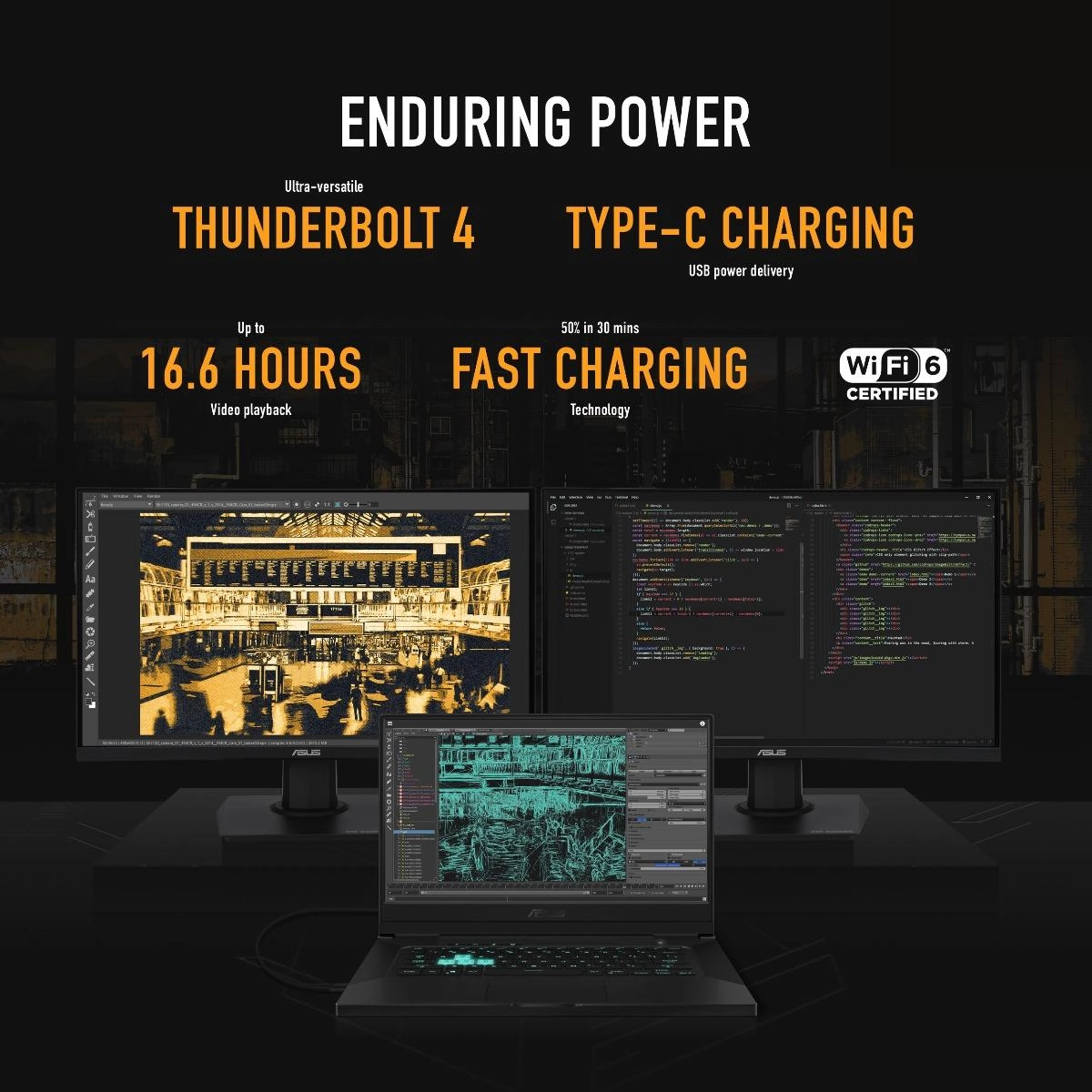 TUF Dash F15 FX516PC-HN558W - 15.6'' Core i5-11300H 8GB DDR4 512GB SSD