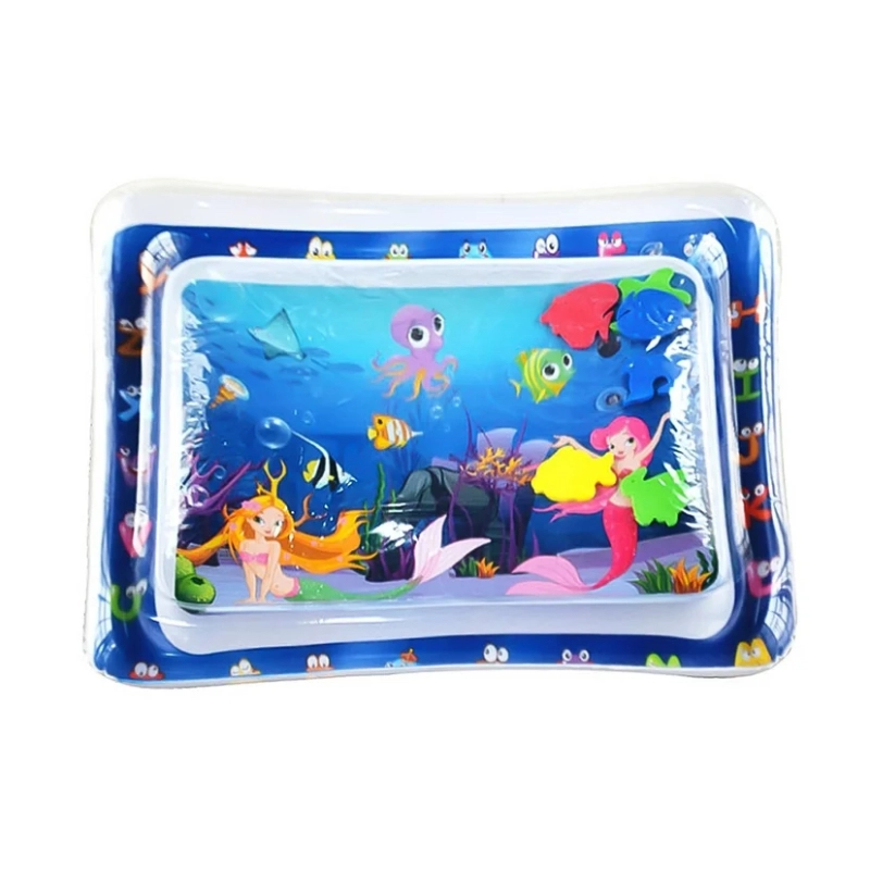 Tummy Time Inflatable Water Playmat - ocean-themed 0 month