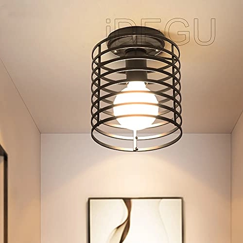 Geometric Cube Ceiling Light
