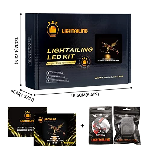 Light for LEGO 76406 Hungarian Horntail Dragon