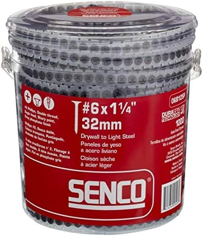 Senco 06B125P - #6 1-1/4-Inch Drywall Screw