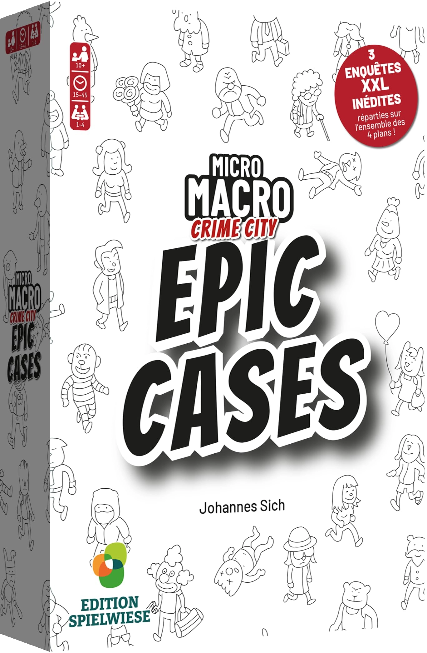 Blackrock Games Epic Cases Micro Macro - 3 XXL Investigations Investigation Game (French)