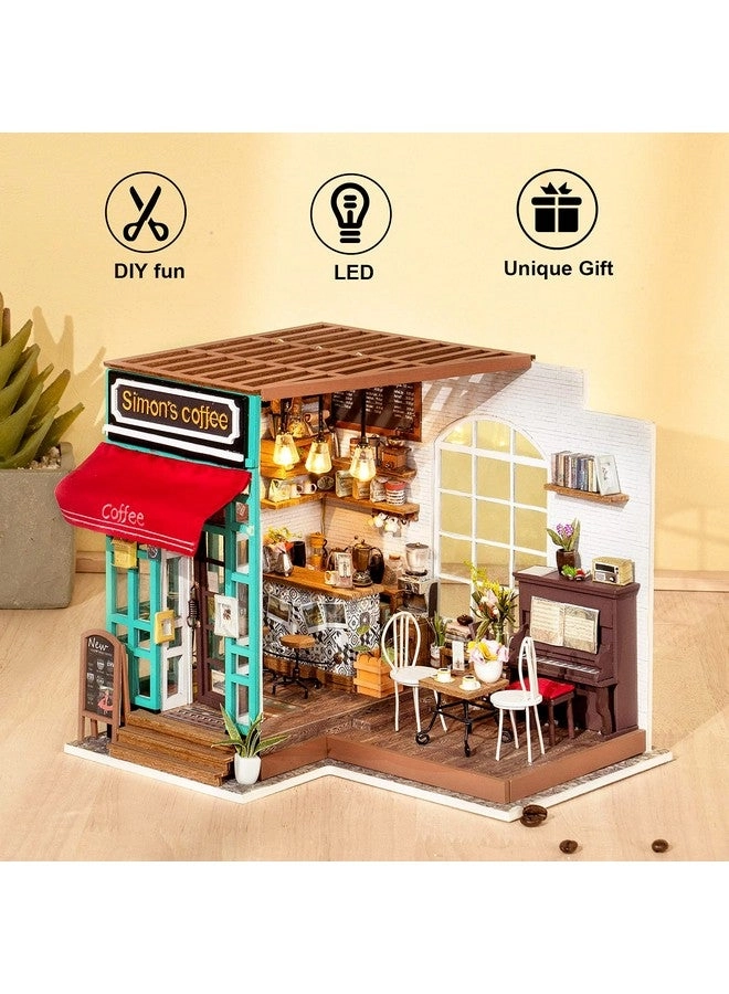 DIY Miniature Dollhouse Kit - Simon's Time Cafe