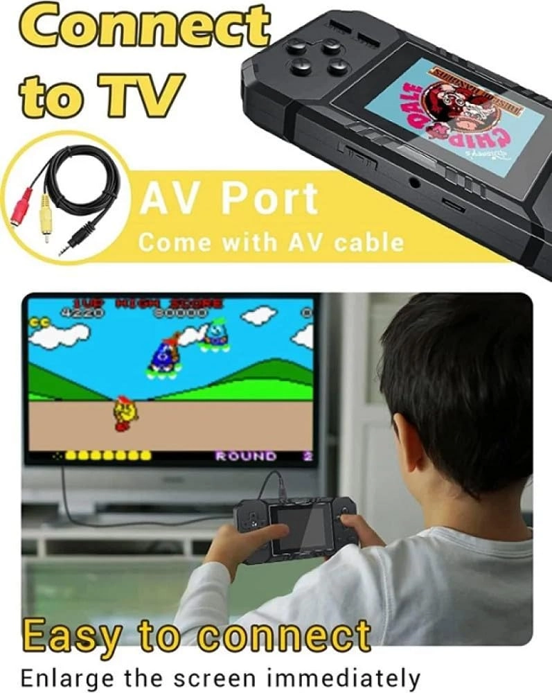 Portable Handheld Game Console - 3.5-inch Screen 500-in-1