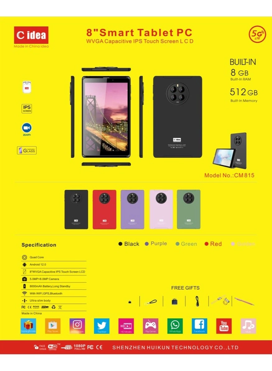 CM813 pro - 512GB 8"