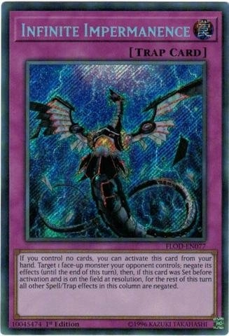 Yugioh Singles Flames of Destruction Infinite Impermanence FLOD-EN077 - EN 1st Edition