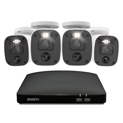 Wired DVR 4K Security Camera System - 1TB 8 Channels