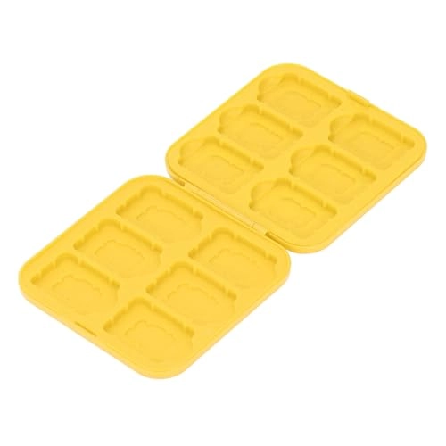 Game Card Storage Case - 12-card Yellow
