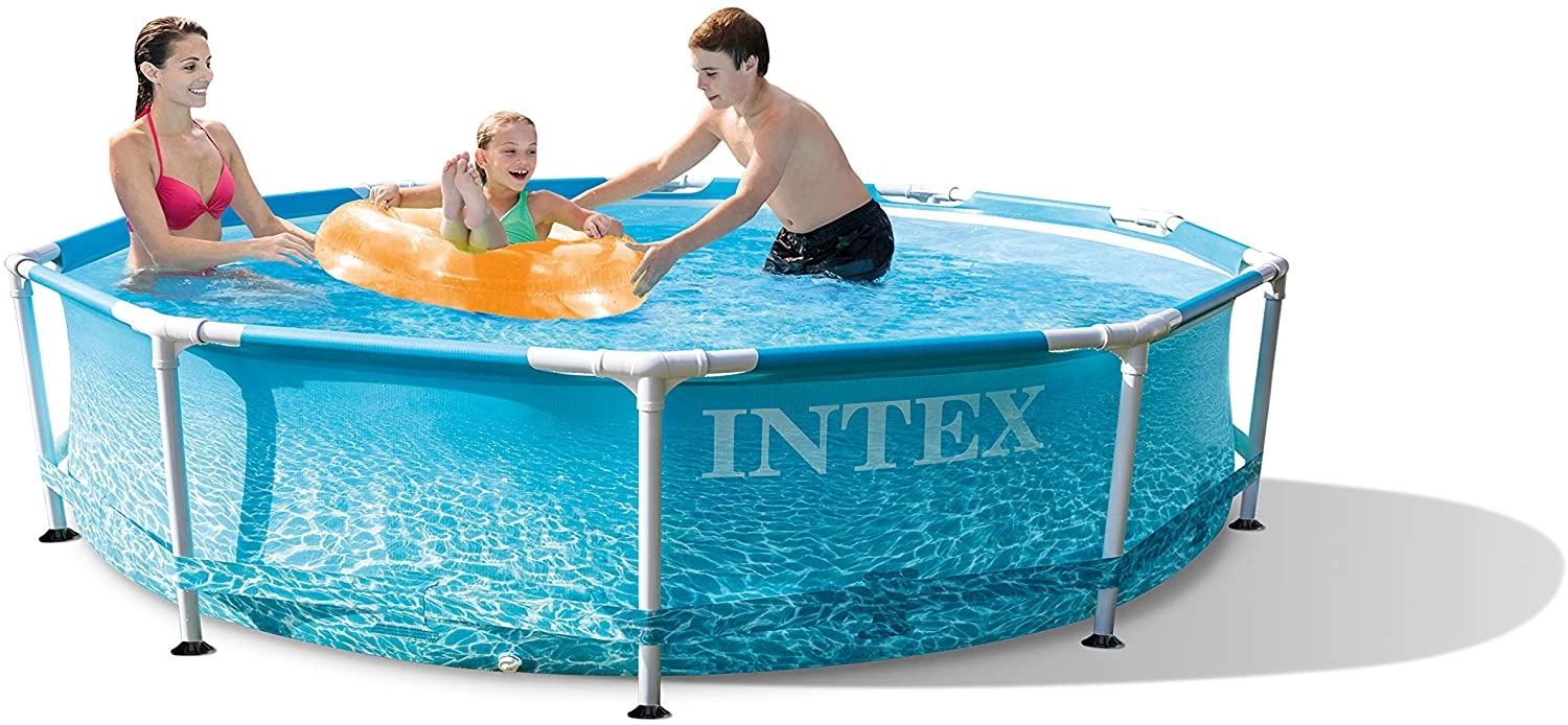 Metal Frame 10 ft x 30 in Above Ground Pool - 1185 Gallons