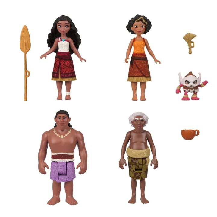 Moana Small Doll + Moni Small Doll + Loto Small Doll + Kele Small Doll + Kotu Small Doll