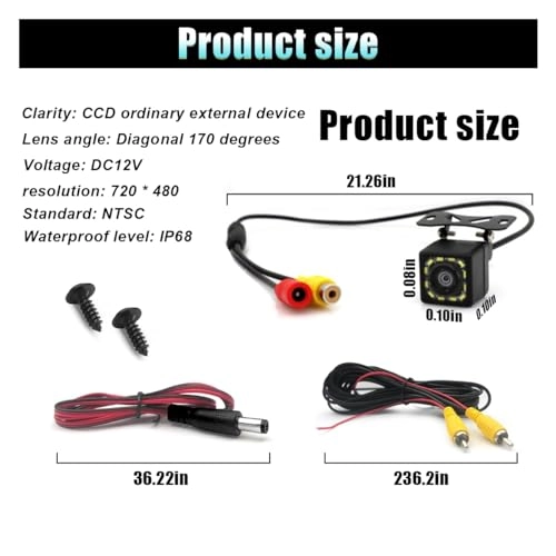 Car Backup Camera - Night Vision