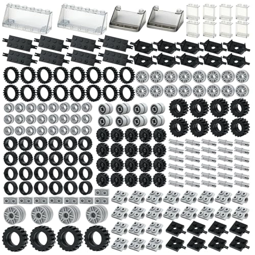 Wheels and Axles - 224pcs Acrylonitrile Butadiene Styrene