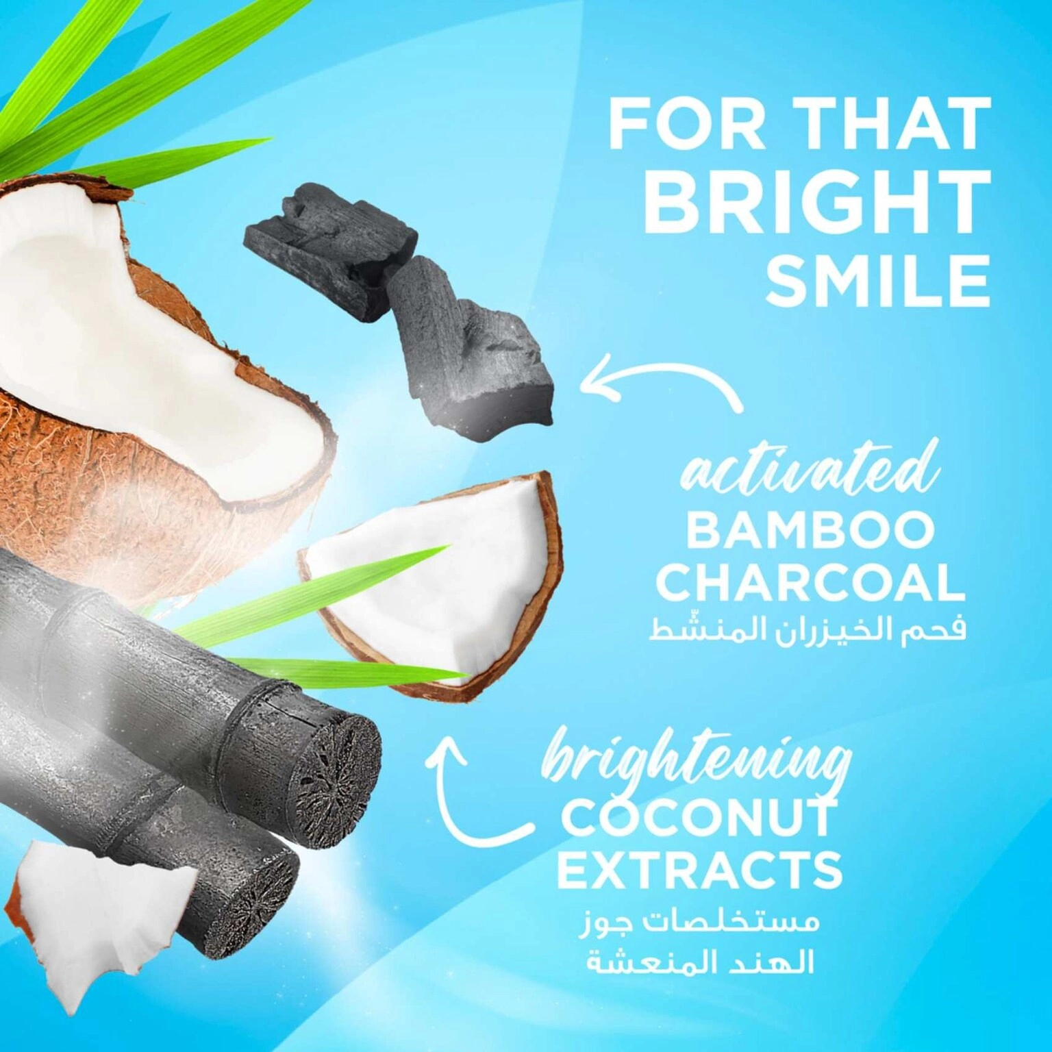White Fresh Charcoal Coco Toothpaste 75ml