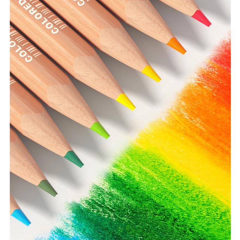 Vibrant Coloring Pencils - 24
