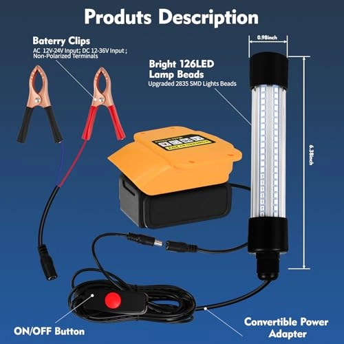 Underwater Fishing Light - 16.4ft