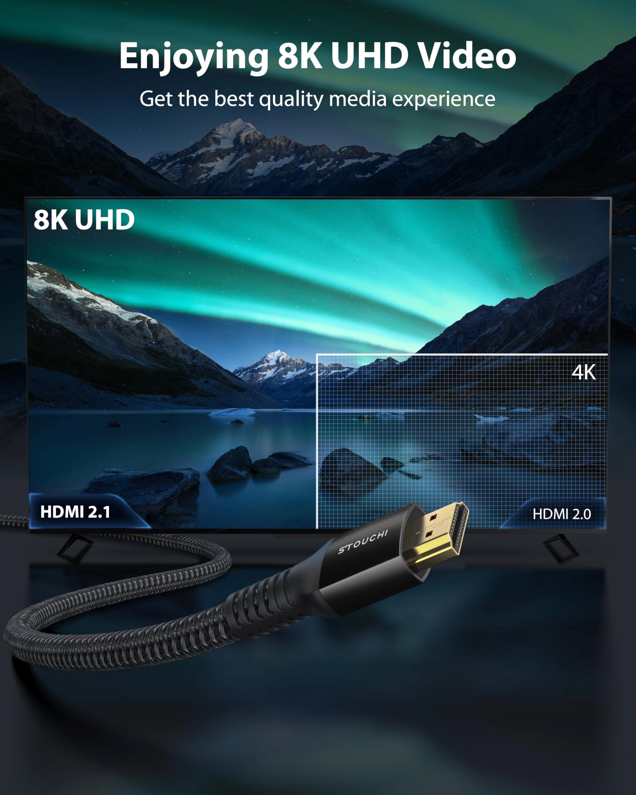 8K HDMI Cable 1.2m