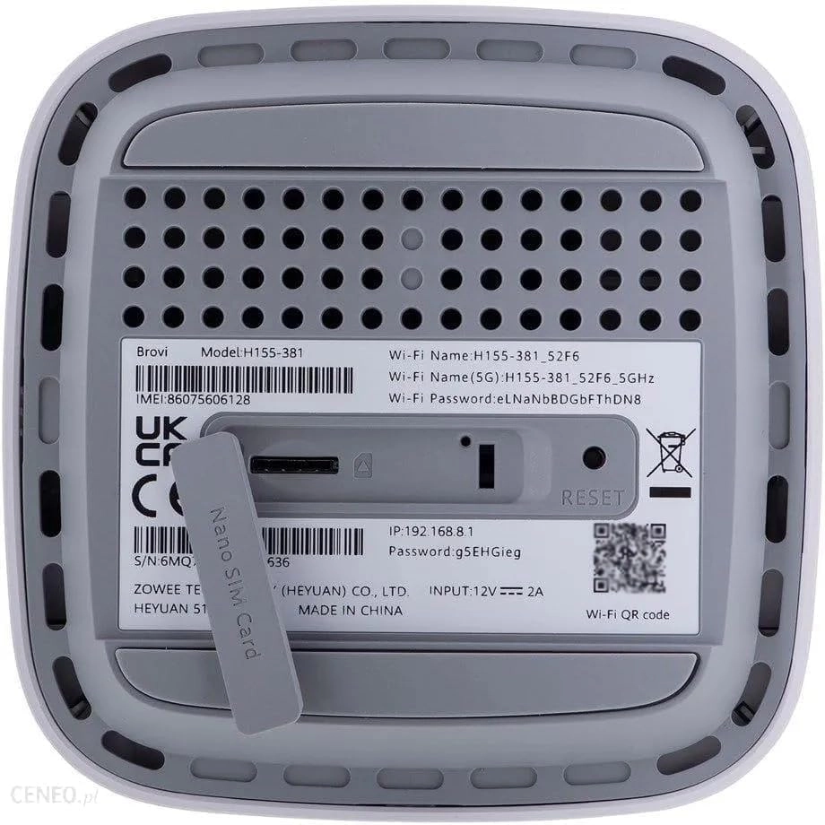 H155-381 - 3.6 Gbps WiFi 6 <topwi-fistandard> <wlandatatransferratemax>