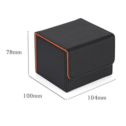 Trading Card Deck Box - PU leather Red