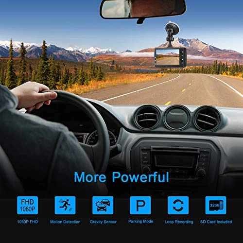 Dash Cam Front - 1080P 30FPS