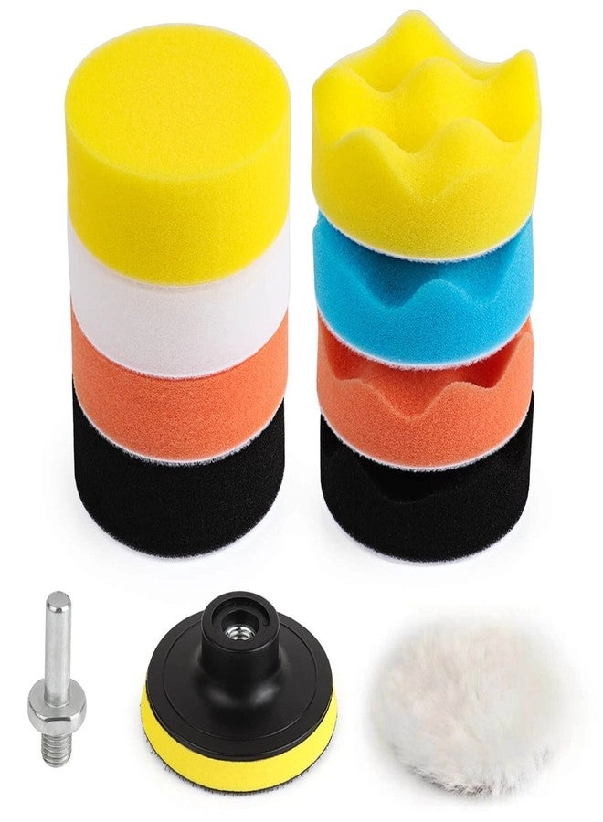 Kshineni Car Foam Drill Buffing Pad - 3-Inch Kit