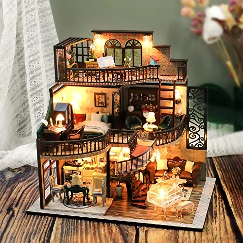 DIY Dollhouse Miniature Kit - 3D Wooden Furniture