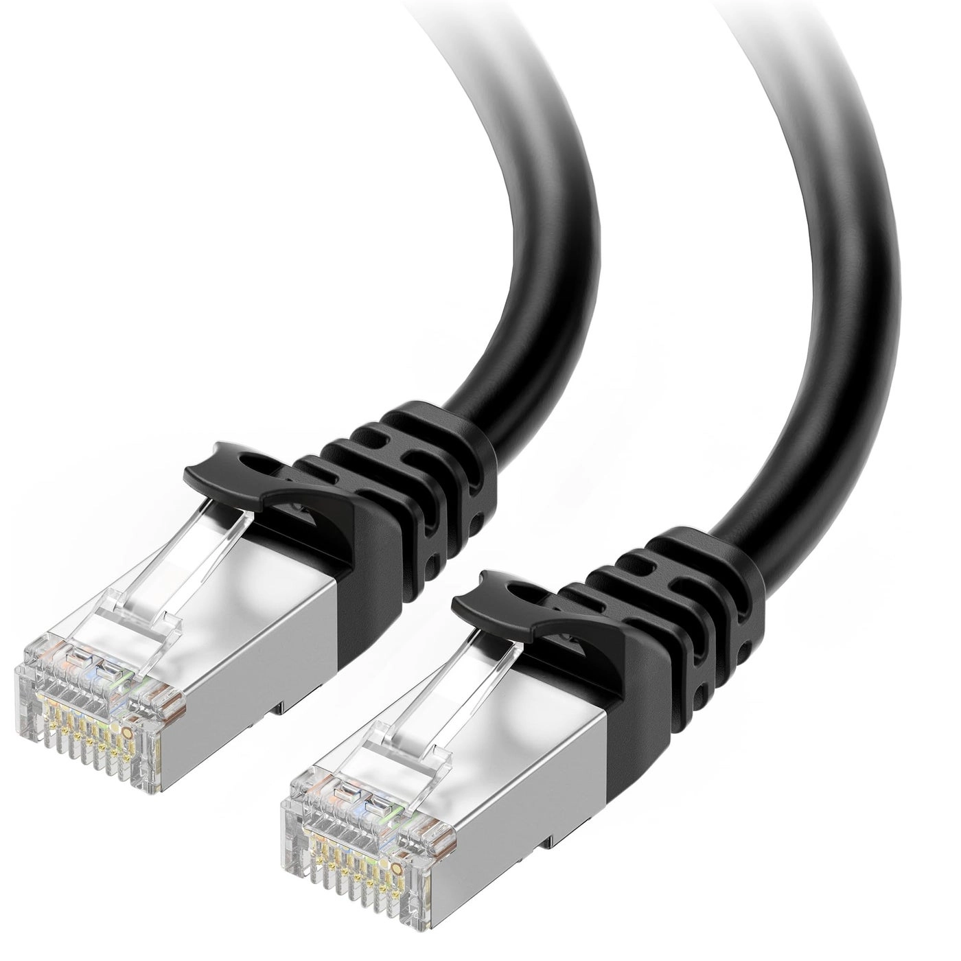 10Gbps Snagless Shielded Cat 6A Ethernet Cable - 35ft
