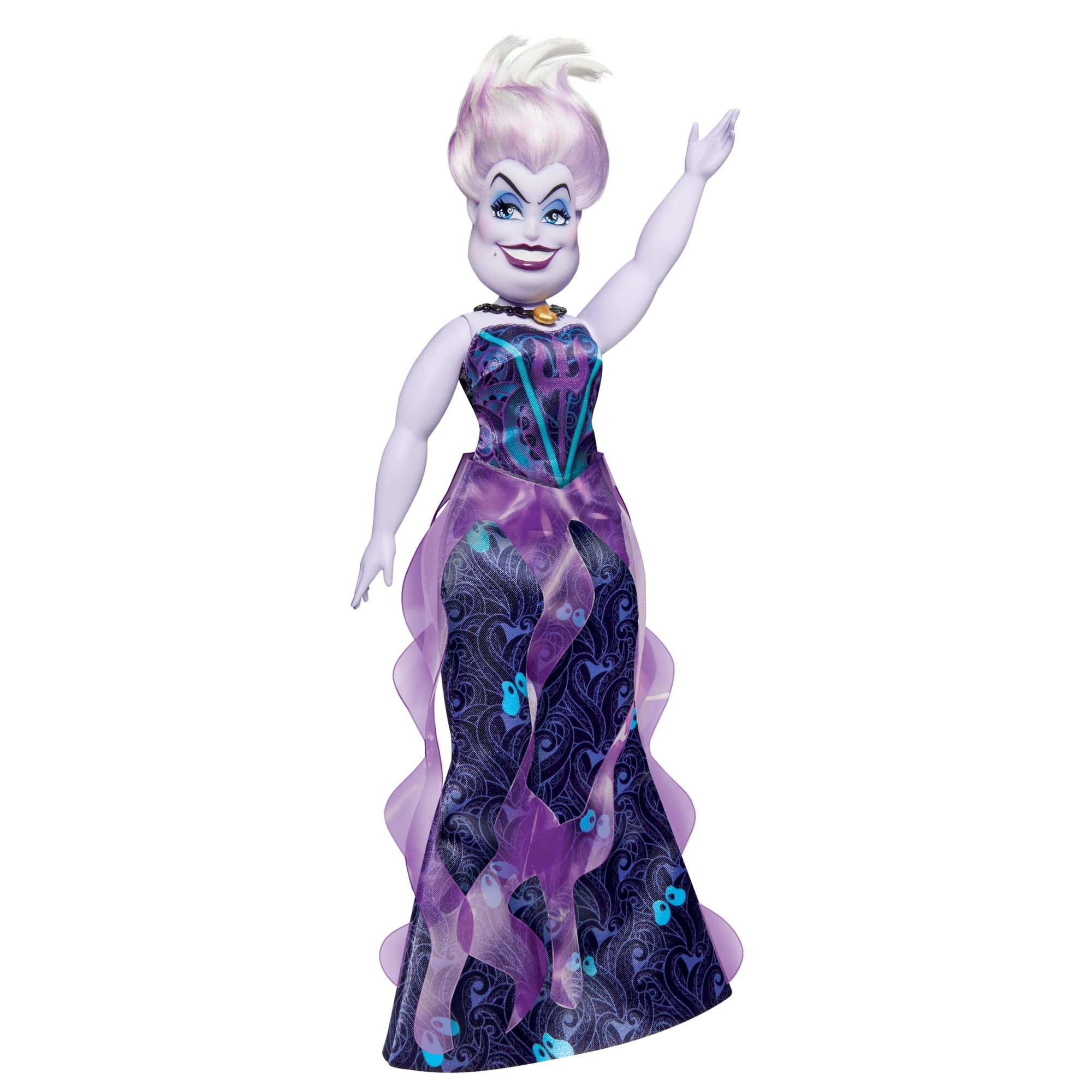 Cruella De Vil Fashion Doll - 11-inch + Evil Queen Fashion Doll + Maleficent Fashion Doll + Ursula Fashion Doll Ages 5+