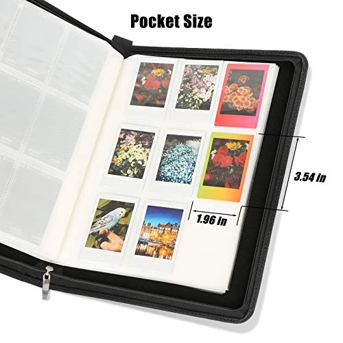 2x3" 540 Pockets Faux Leather Photo Album