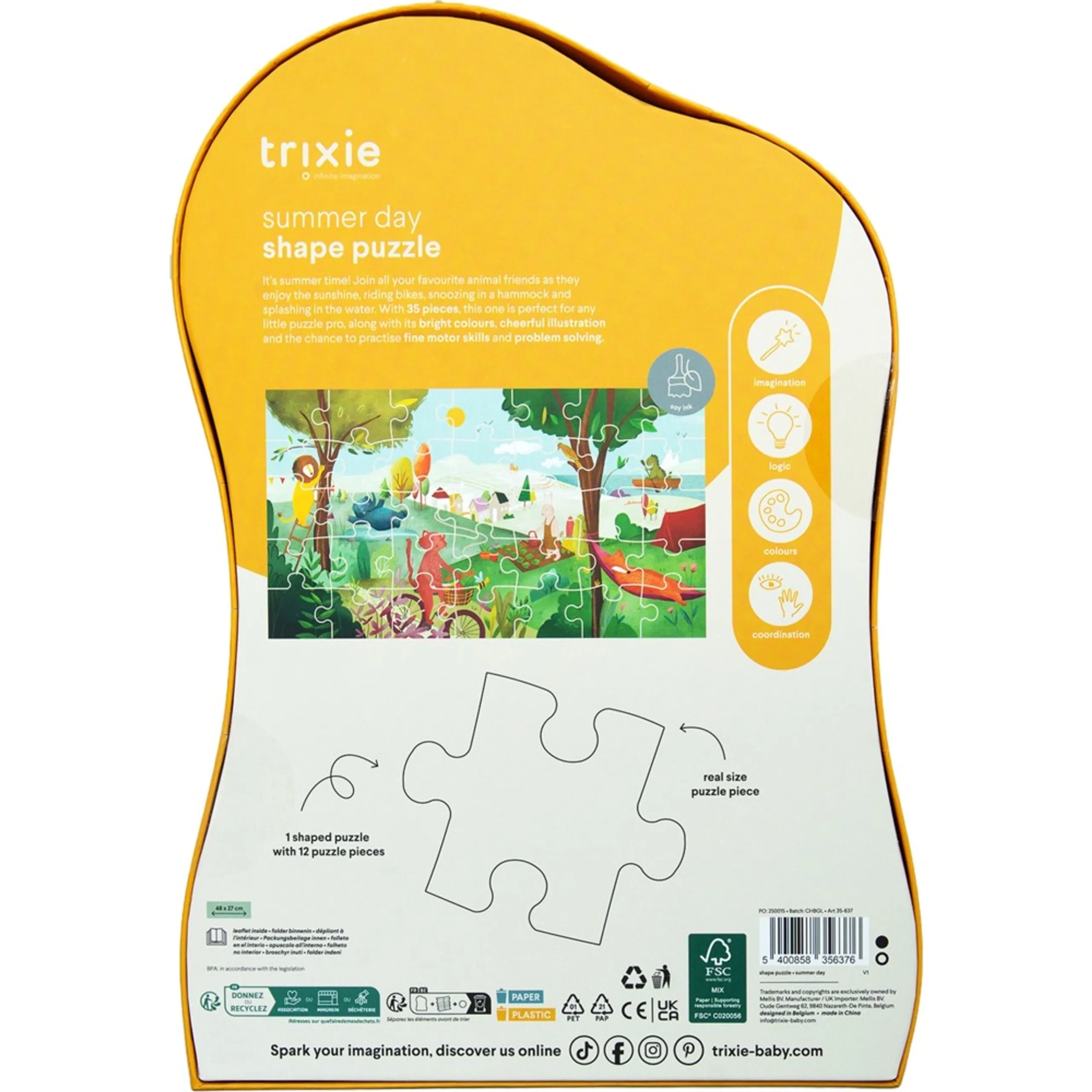 Summer Day Puzzle (16090809-35-637) - 35 pcs