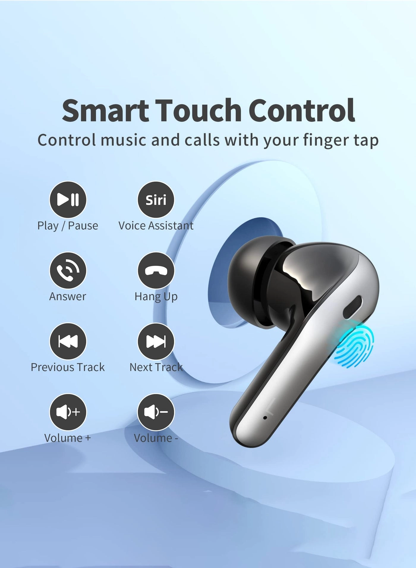 Bluetooth Headphones Wireless Earbud