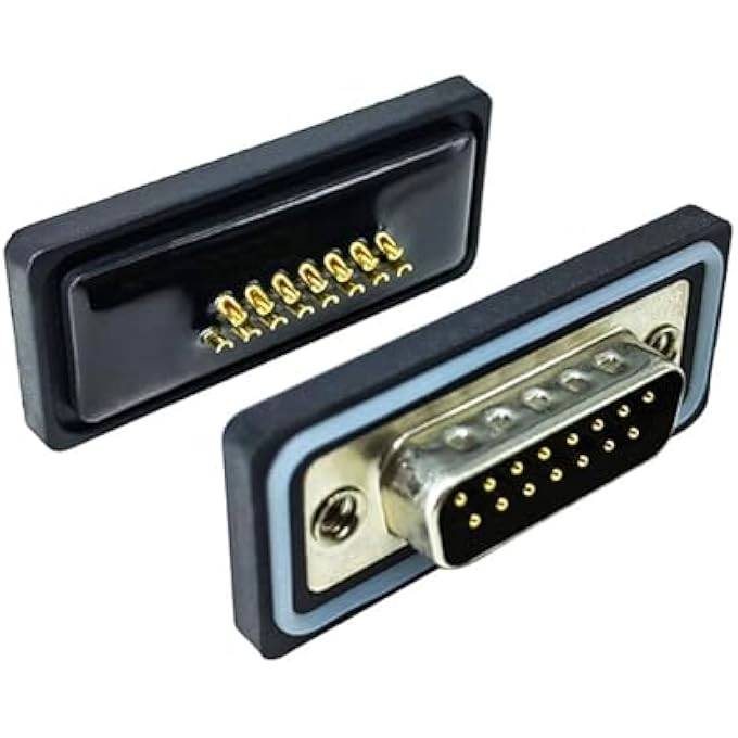 D-SUB EPOXY POTTING PLUG/SOCKET - 2PCS 2 ROW 9PIN/15PIN/25PIN/37PIN