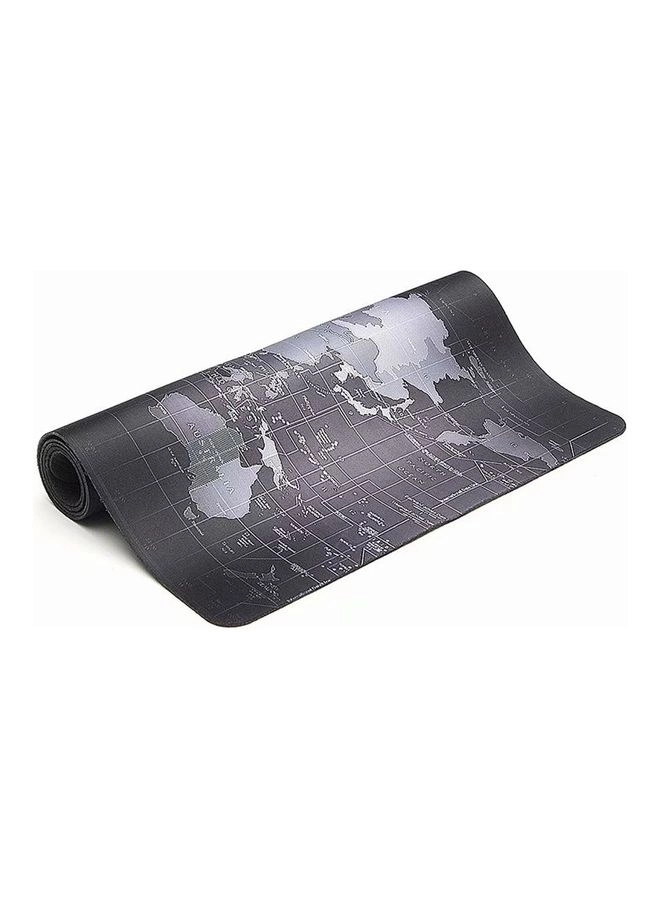 World Map Large Rubber Gaming Mouse Pad - 90x40 cm