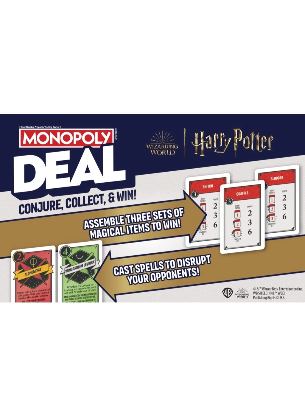 Monopoly Deal: HARRY POTTER - Card Game