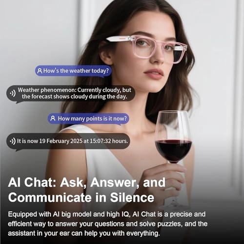 Smart Glasses - Auto Power On/Off Bluetooth UV400/Blue Light Protection