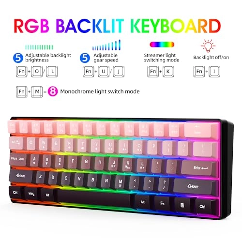 60% Wired Gaming Keyboard - USB-A