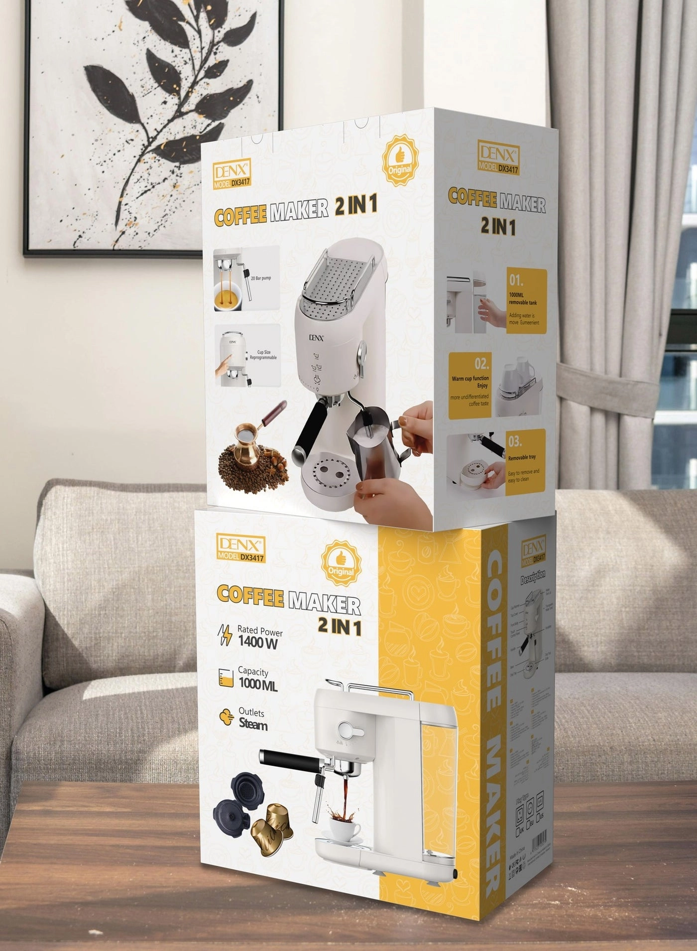 DX3417 - 2-in-1 Automatic Touch Control